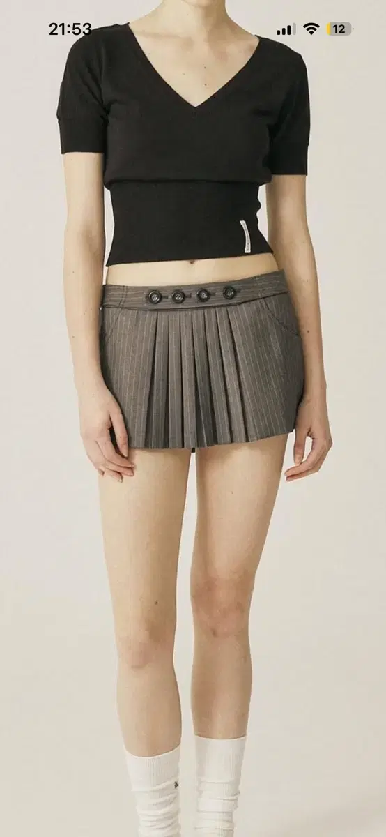 THREETIMES | 쓰리타임즈 ThreeTimes Athletic flared skirt M